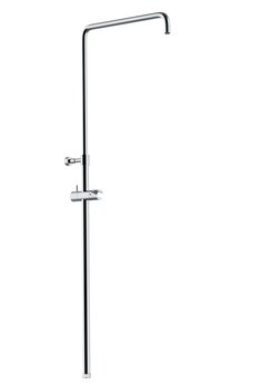 pevné teleskopické rameno sprchy, délka 745-1190 mm, držák ruční sprchy, převlečná matka 1/2" - TEVERE