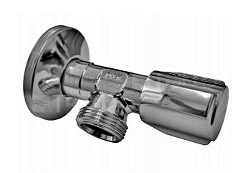 rohový regulační ventil COMFORT 1/2x3/4" se zpětnou klapkou, chrom