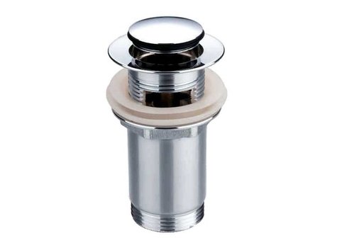 umyvadlový dotekový ventil KLIK-KLAK, celokovový 5/4", malá zátka