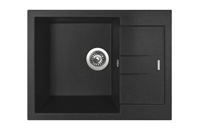 granitový dřez AMANDA 650 - barva METALBLACK