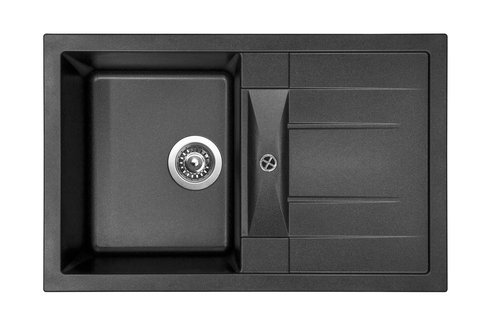 granitový dřez CRYSTAL 780 - barva METALBLACK