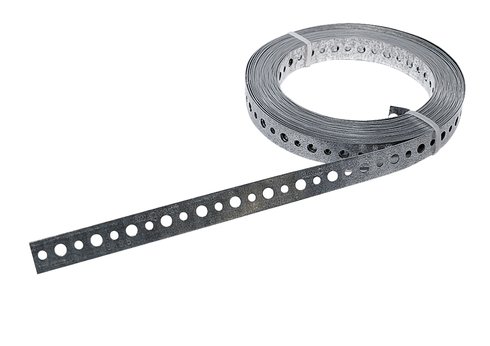 ocelová páska děrovaná 1/x0,8mm/ 10 bm, pozink