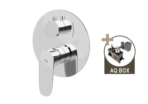 DAKOTA, sprchová baterie pod omítku pro 2 odběrná místa,  s AQ-boxem a keramickým přepínačem