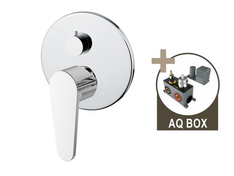 ALTEA, sprchová baterie pod omítku pro 3 odběrná místa, s AQ-boxem a keramickým přepínačem