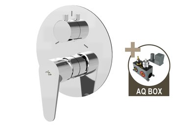 ALTEA, sprchová baterie pod omítku pro 3 odběrná místa, s AQ-boxem a keramickým přepínačem