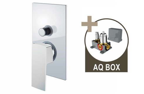 DOCKS, podomítková sprchová baterie pro 2 odběrná místa, s AQ-boxem