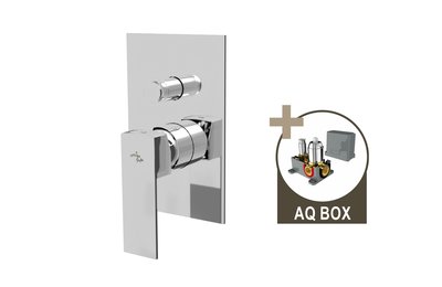 DOCKS, podomítková sprchová baterie pro 2 odběrná místa, s AQ-boxem