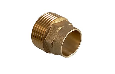 vsuvka přechod CU  - vnější - 15mm x 3/8" - pájecí