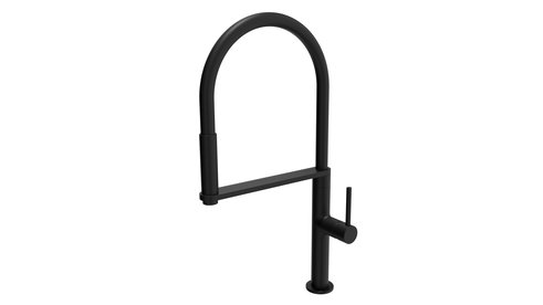 COOK MATT BLACK, dřezová stojánková baterie s flexi ramínkem