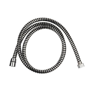 SHP100-BC150 - sprchová plastová hadice, délka 150 cm, černá-chrom
