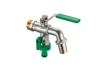 zahradní kohout 1/2"x3/4", se dvěma vývody, mrazuvzdorný