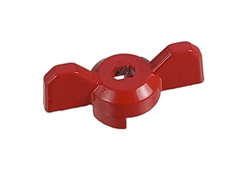 náhradní páčka pro kulové ventily STA1020-1", červená, motýlek