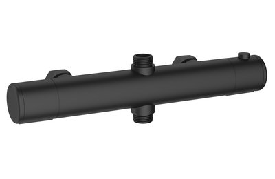 BLAZAR BLACK, sprchová termostatická baterie, pro 2 odb. místa, bez sprchové sady, rozteč 150mm, černá