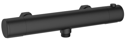 BLAZAR BLACK, sprchová termostatická baterie, dolní vývod, bez sprchové sady, rozteč 150mm