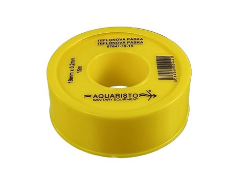 teflonová páska profi 19mm x 0,2mm x 15m