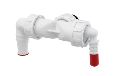 ALC-P149Z - dvojité kolínko DN40/32 / 8–23 s klapkami