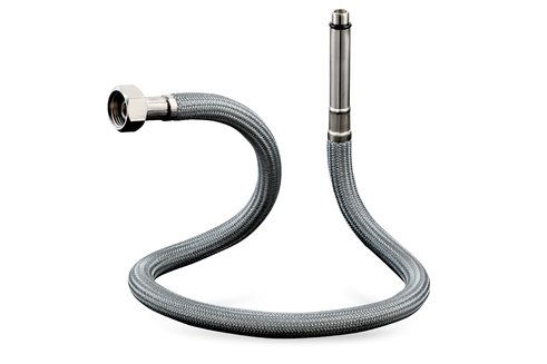 připojovací flexi hadice 3/8"xM10 - 100 cm, dlouhý nástavec, KARBO