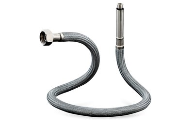 připojovací flexi hadice 3/8"xM10 - 100 cm, dlouhý nástavec, KARBO