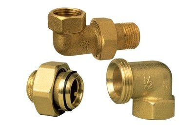 topenářské šroubení kuželové s těsněním - rohové 3/8"