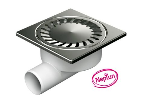 NEPTUN 95 - podlahová vpusť boční DN50/95 - nerez (326 X N)