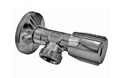rohový regulační ventil COMFORT 1/2x3/4" se zpětnou klapkou, chrom